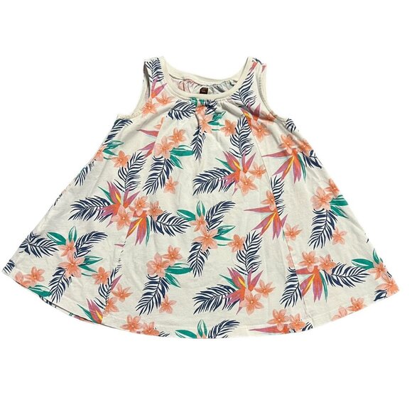 Tea Collection 2Y Hawaiian Florals Trapeze Dress - Picture 3 of 7